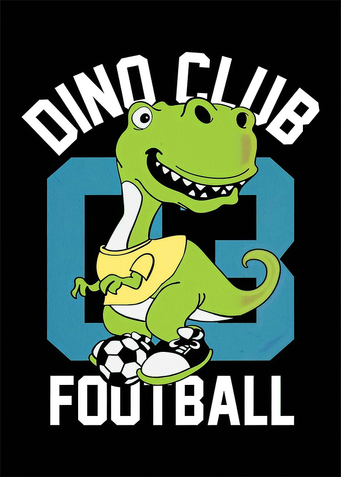 Kawaii Cartoon dinosaur