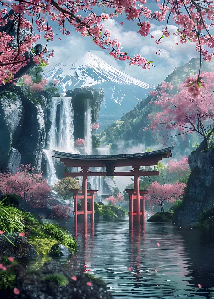 Beautiful View in the lake