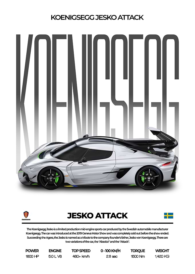 Koenigsegg Jesko Attack