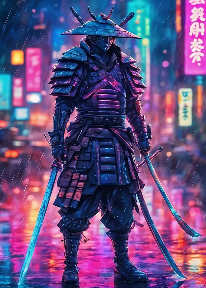 Cyberpunk Samurai