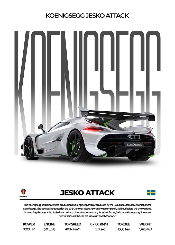 Koenigsegg Jesko Attack
