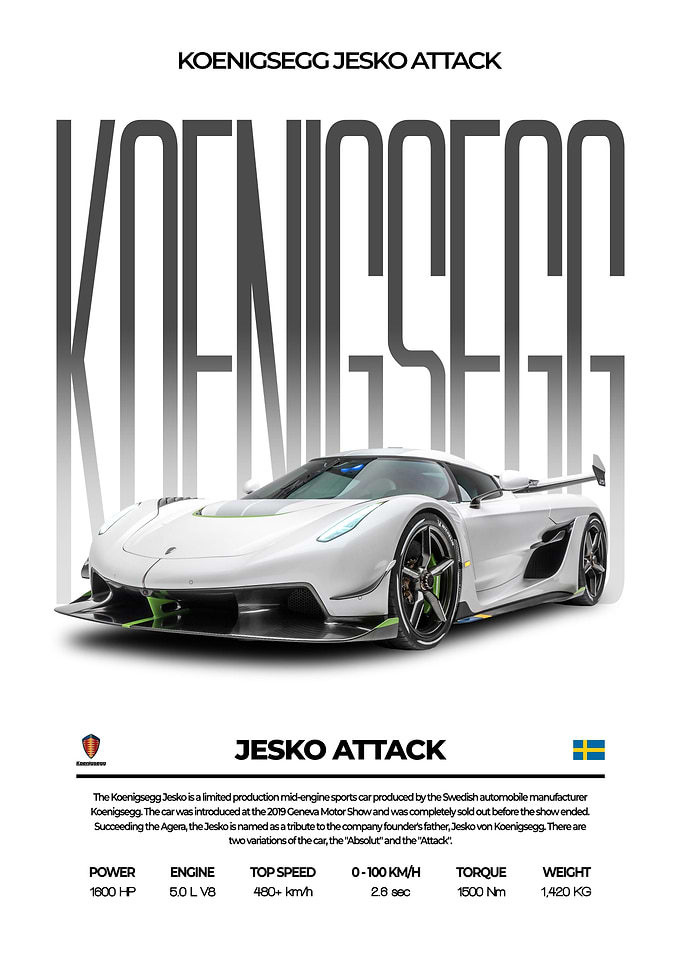 Koenigsegg Jesko Attack