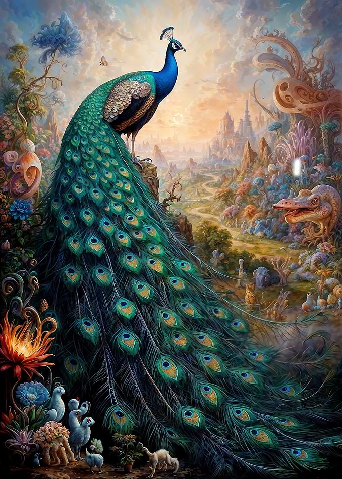 Proud Peacock Menagerie
