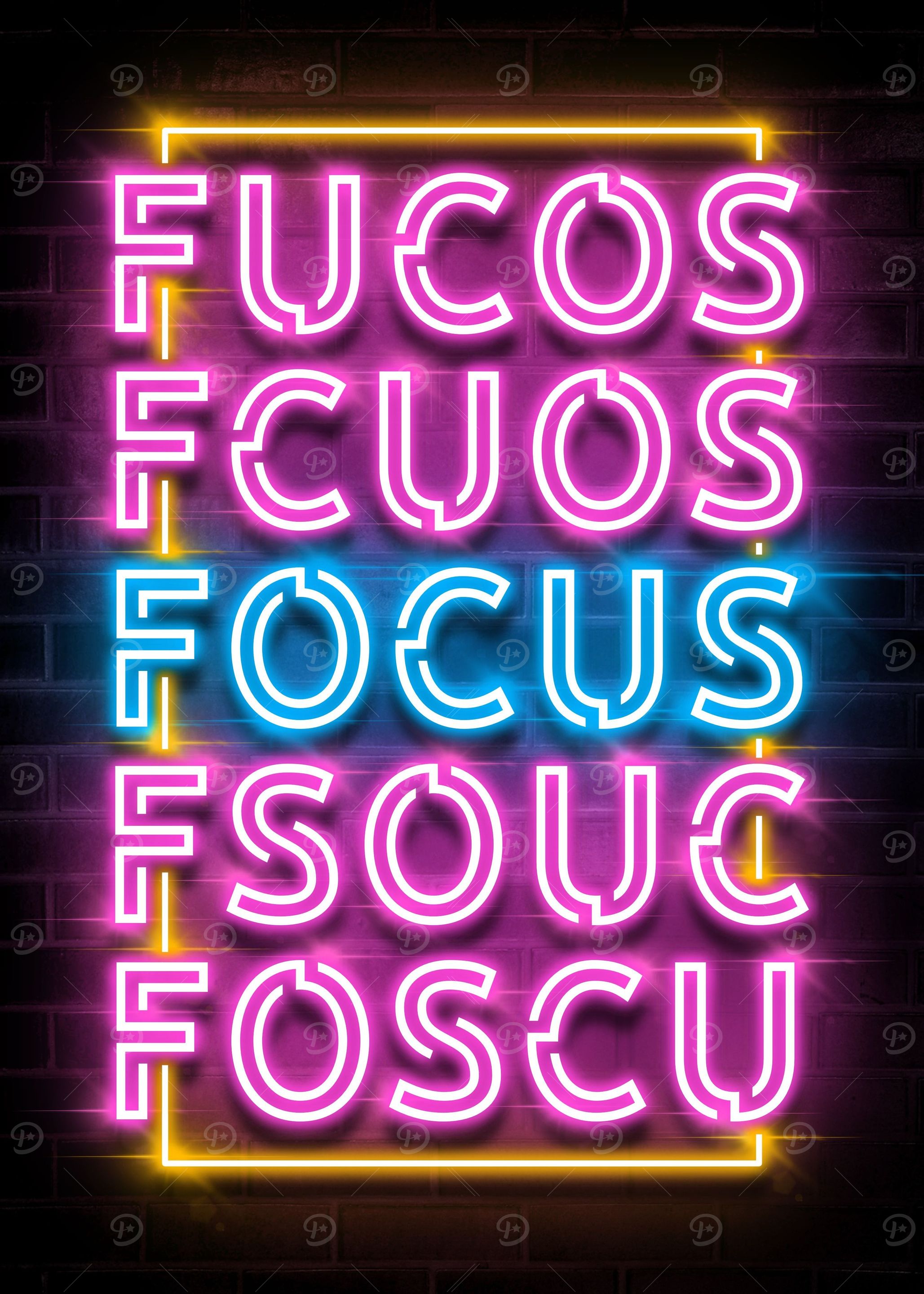 FOCUS NEON SIGN ART
