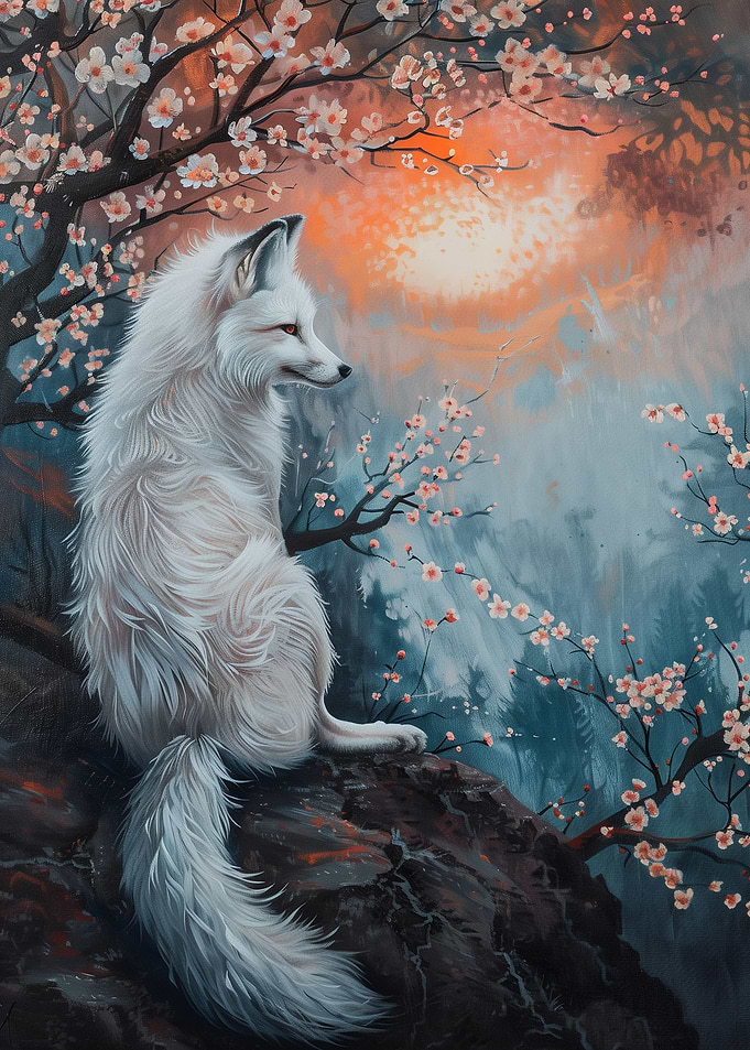 Fox Magical Fairy Tale Sun