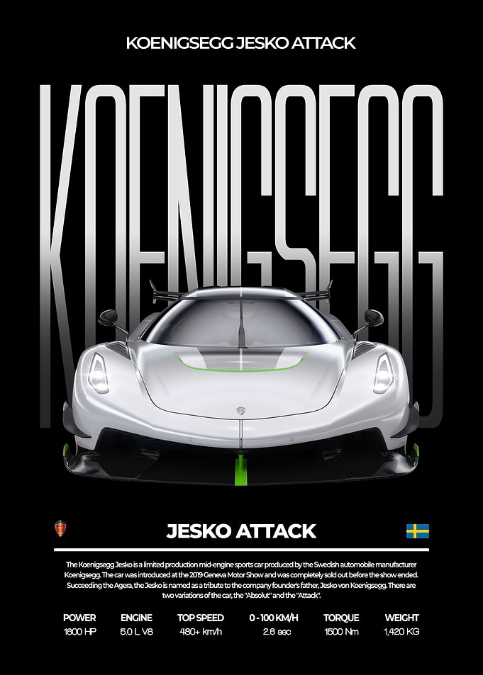 Koenigsegg Jesko Attack