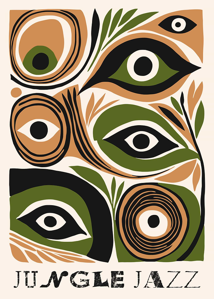 Jungle Jazz Music Art