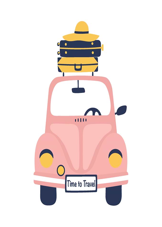 Camping And Travel Car