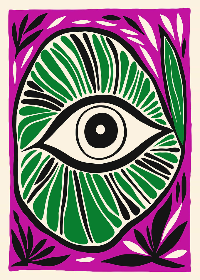 Wild Nature Magenta Art