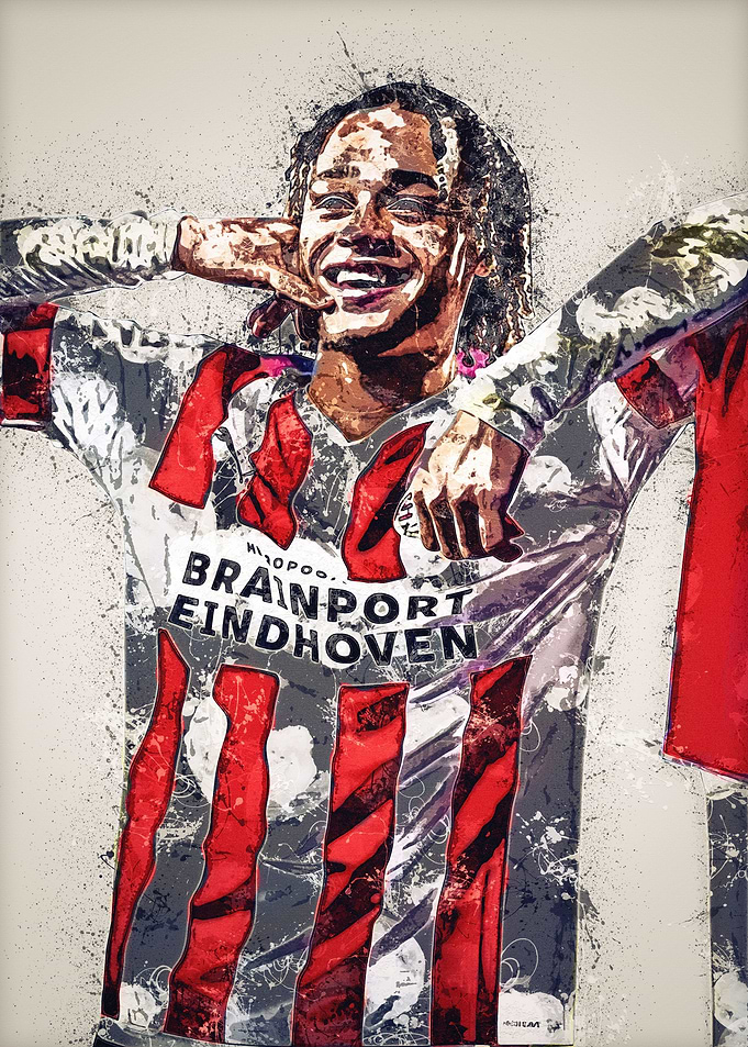 Xavi Simons Painting