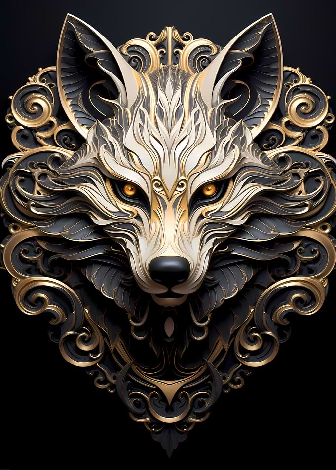 Majestic Alpha Wolf