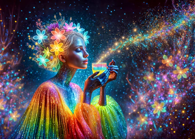 Cosmic Rainbow Cup