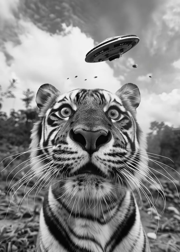 UFO Alien Tiger