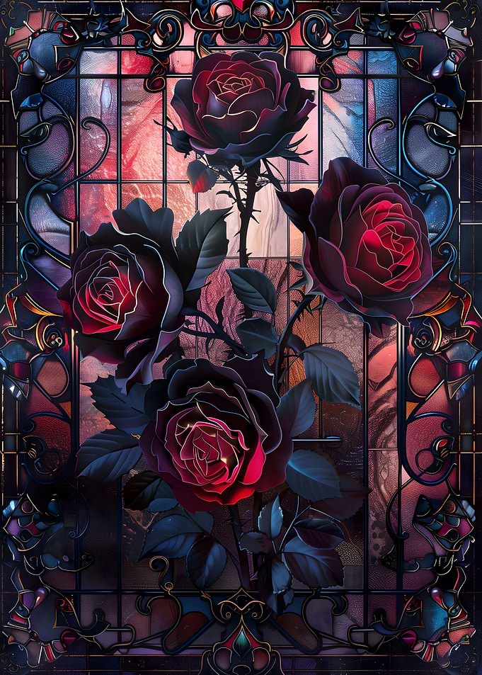 Gothic Black Roses