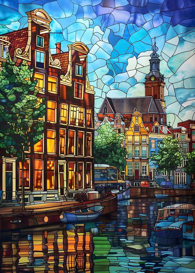 Amsterdam Canal Glow