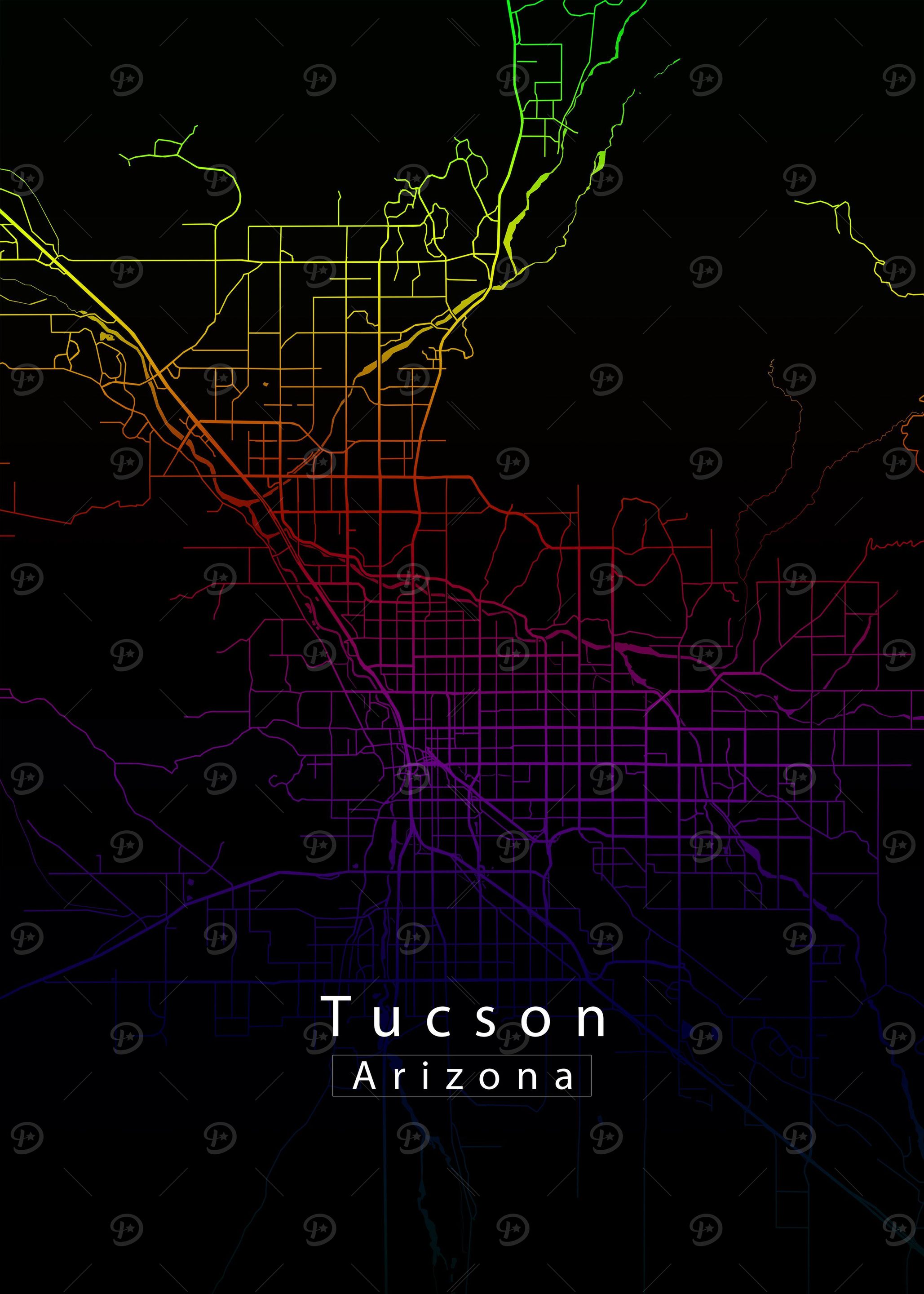Tucson Arizona Map