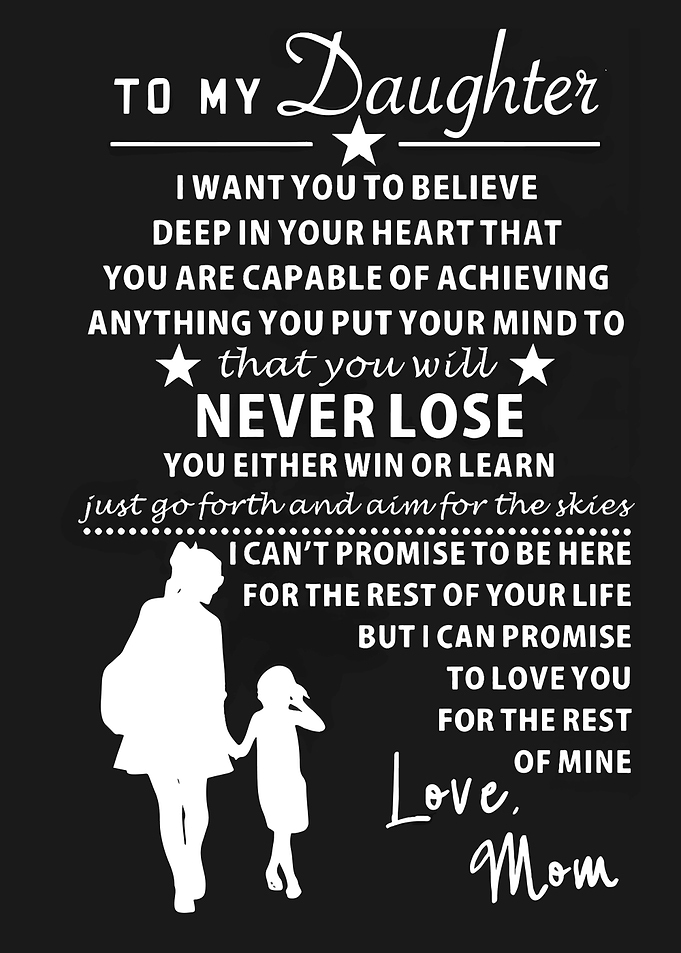 to my daughter art