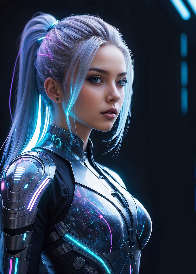Cyberpunk Anime Girl