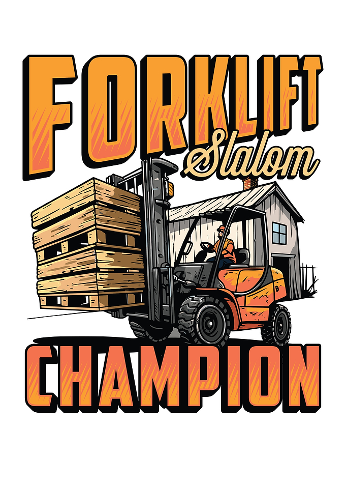 Forklift Slalom Warehouse