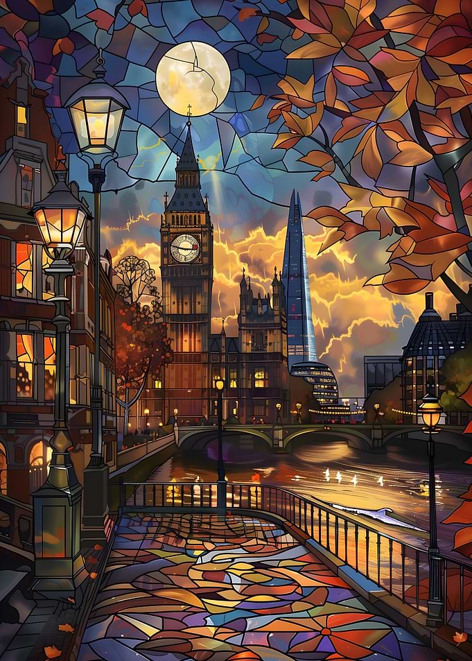 Moonlit London Serenity