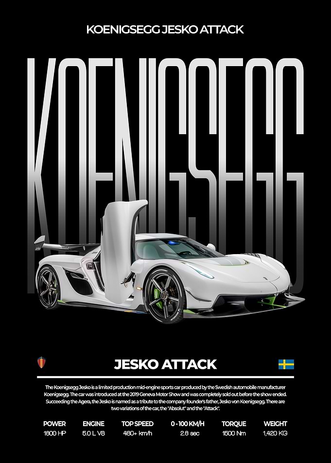 Koenigsegg Jesko Attack