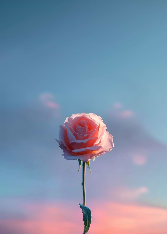 Minimalist Flower Rose
