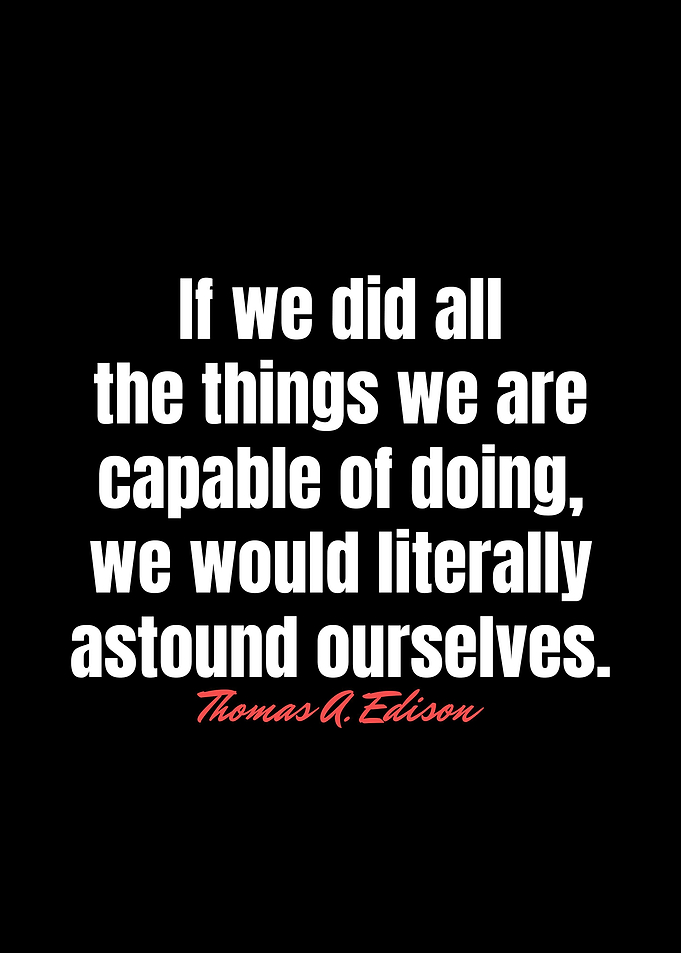Quotes Thomas A Edison