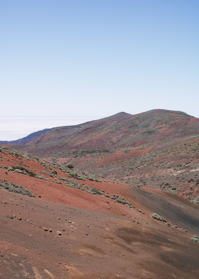 Colorful Volcanic Slopes