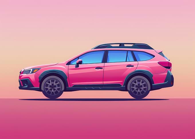 Travel Pastel Car