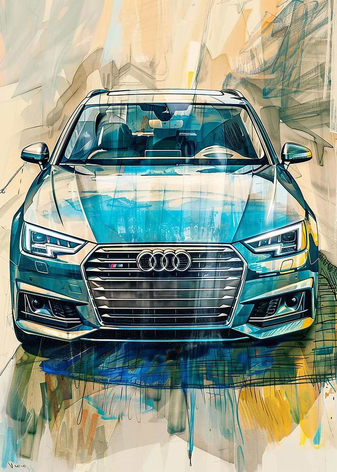 Pastel 2017 Audi A4 Avant