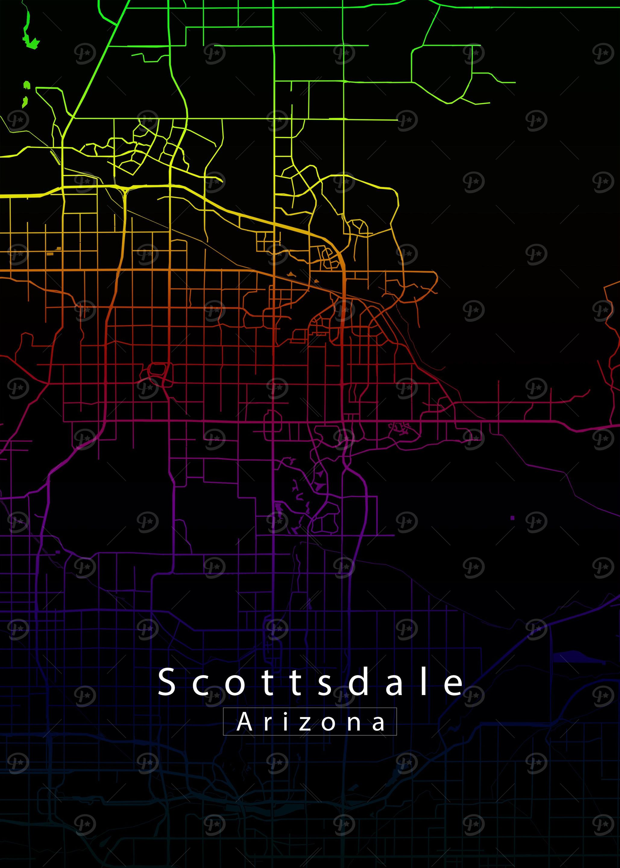 Scottsdale Arizona Map
