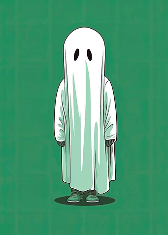 AESTHETIC GHOST ART POSTER
