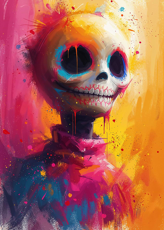 Colorful Skull