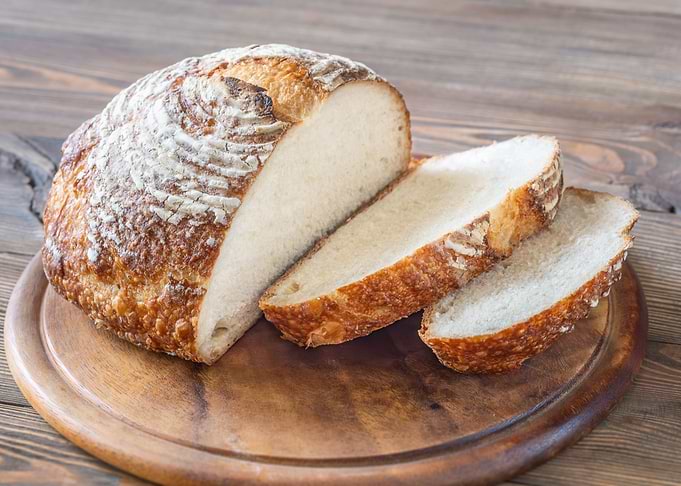 Loaf of sourdough bread