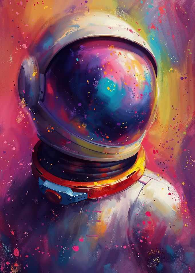 Colorful Astronaut