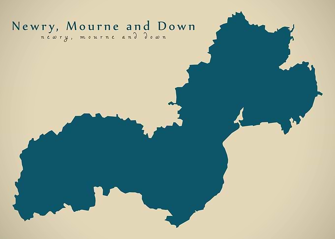 Newry Mourne and Down Map