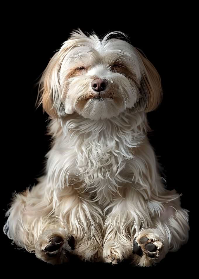 Havanese Yoga Relax