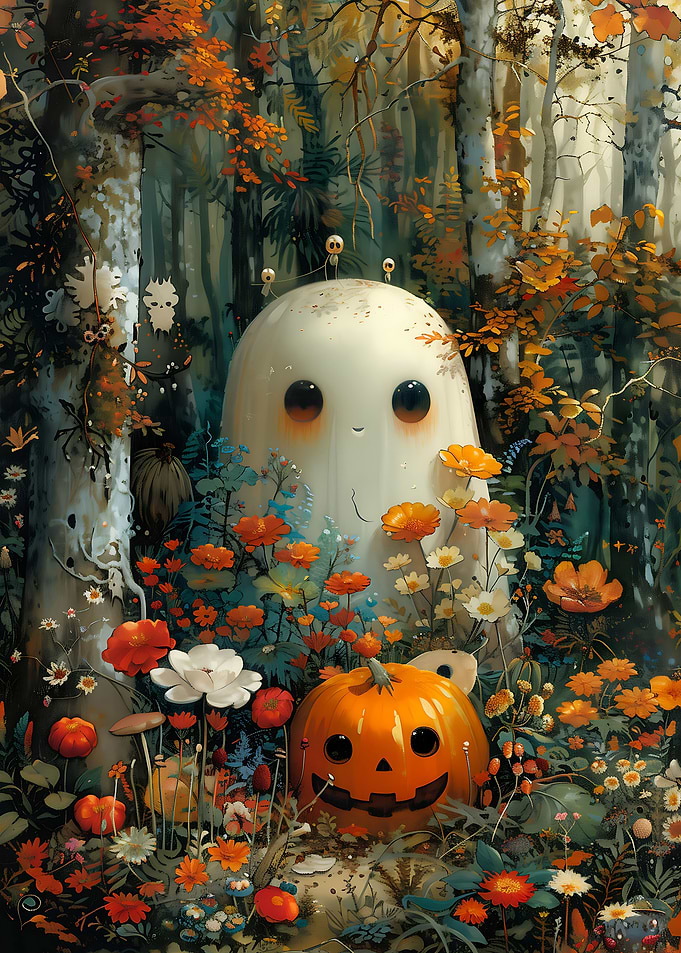 Pumpkin Ghost Bohoo