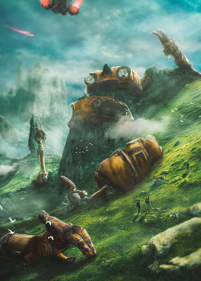 Giant Dead Robot