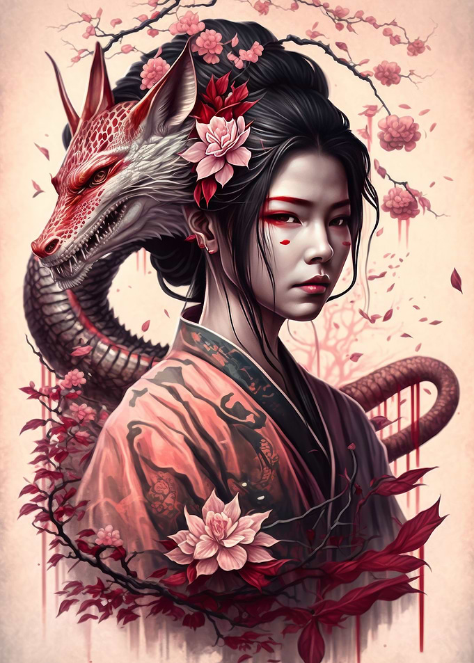 Geisha Dragon