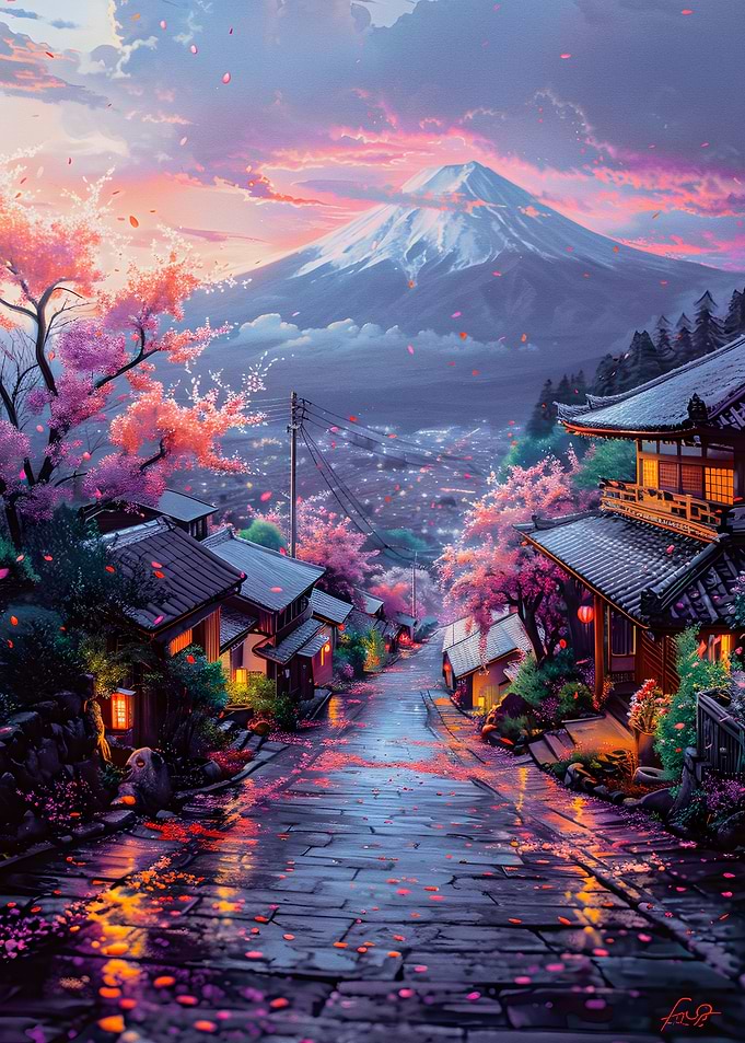 majestic beauty of Fuji