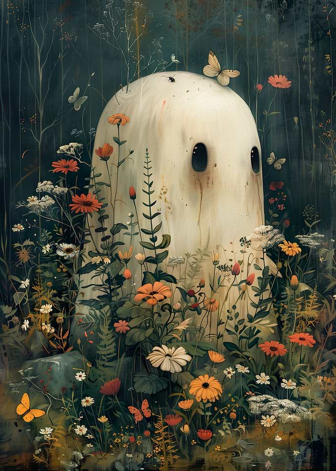 Floral Bohoo Ghost