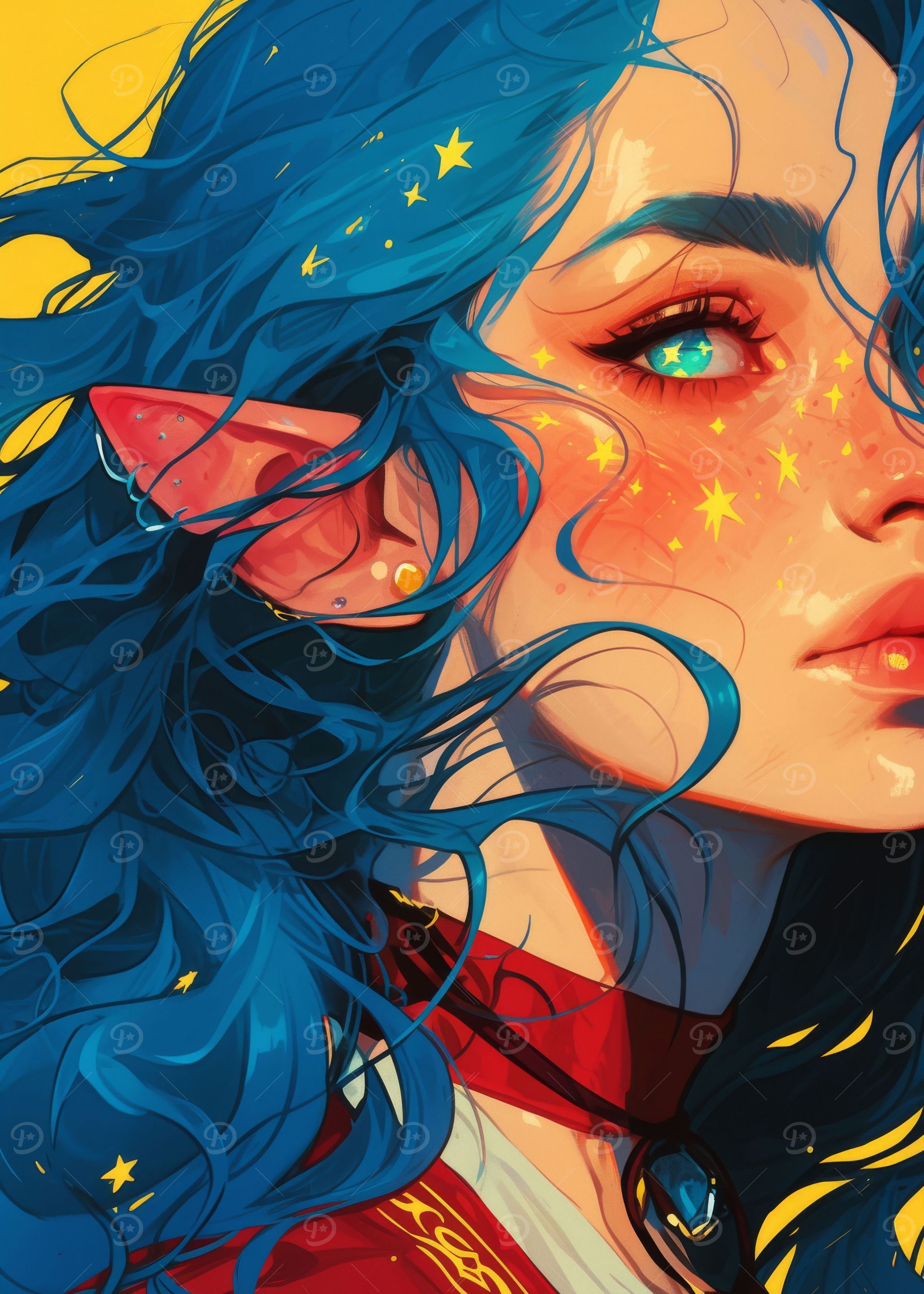 Blue elf