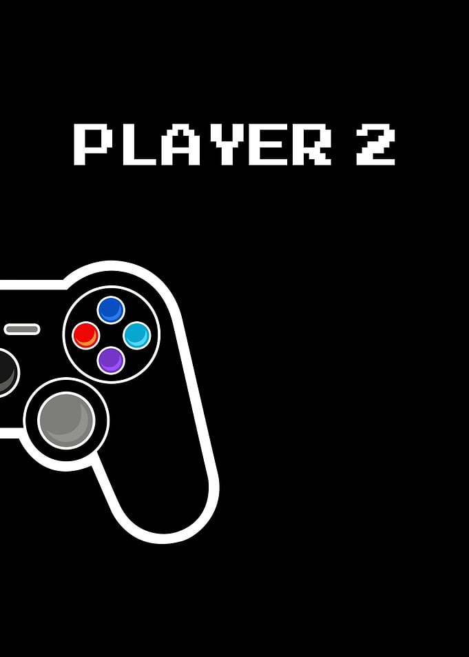 Gaming Room Player 2 Art