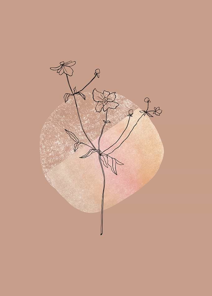 Simple Boho Flower