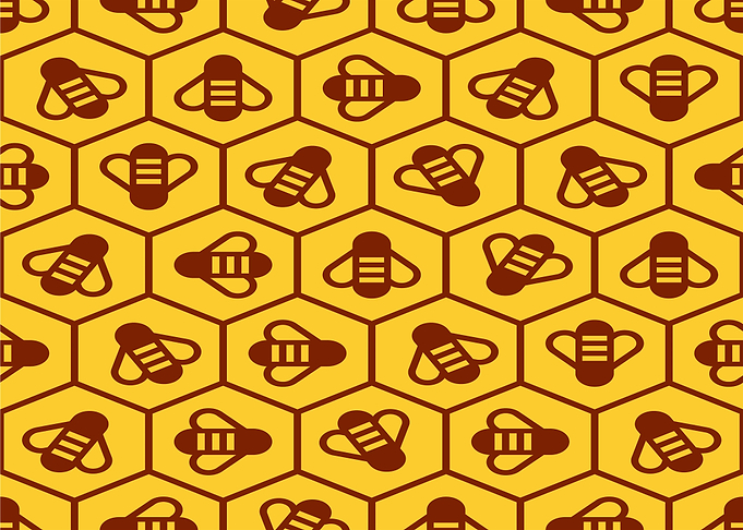 Awesome Bee Pattern Design