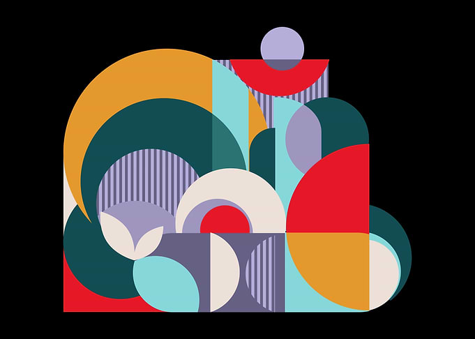 Abstract Mosaic Geometric