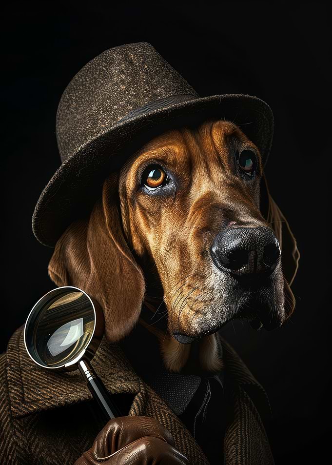 Bloodhound Dog Detective