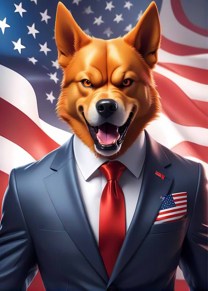 Heroic Pose Dog