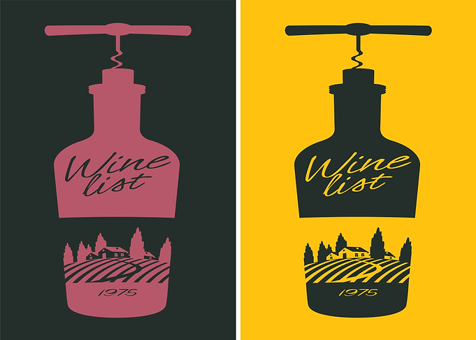 Wine Bottle Scenerie Italy